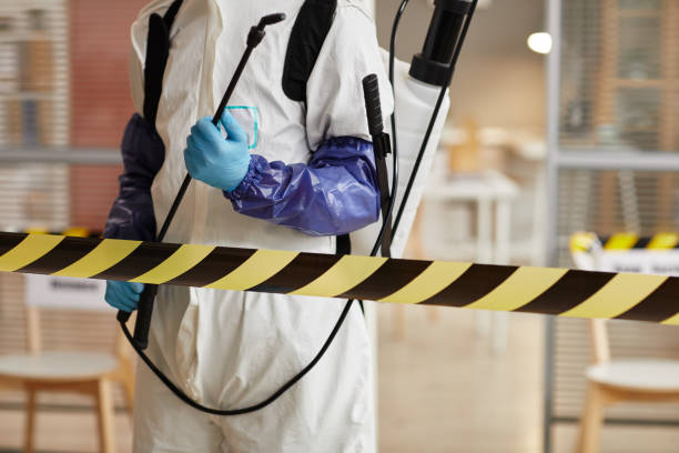 Professional Biohazard Cleanup technician working in Alstead, NH
